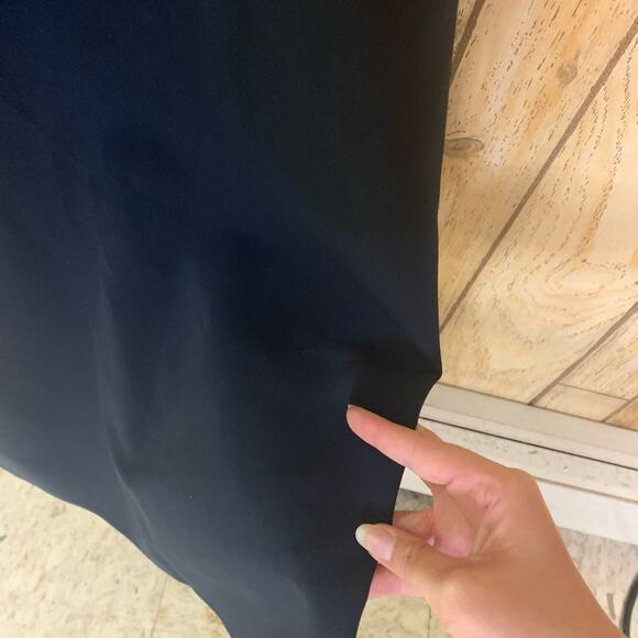 Jill Jill Stuart Navy Blue Cut-Out Gown Maxi Dress Size 2 A-Line Tank Straps - Picture 13 of 15